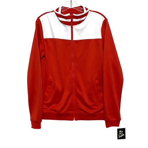 Art Class Red White Zip Track Jacket Kids Youth Unisex XXL NWT Athleisure Sporty - Picture 1 of 7